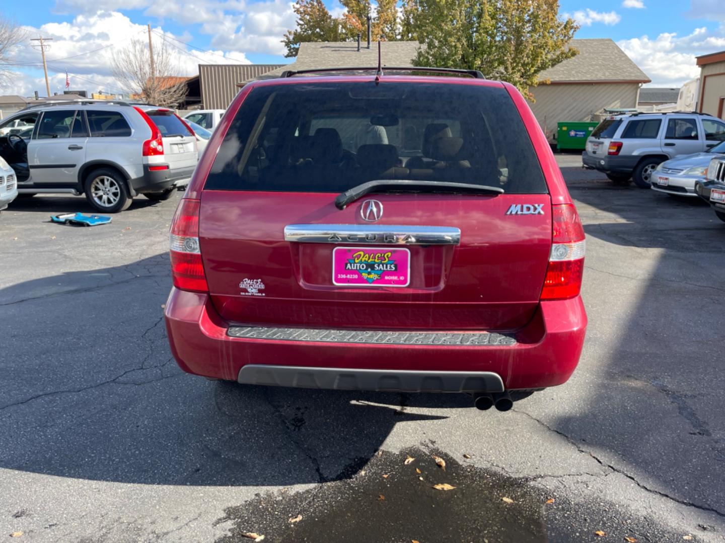 2003 Maroon /Tan Acura MDX Touring (2HNYD18923H) with an 3.5 V6 engine, AT transmission, located at 813 E Fairview Ave, Meridian , ID, 83642, (208) 336-8230, 43.618851, -116.384010 - Photo#5